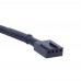 LPC 1 To 3 Way Fan Y Splitter and 42cm Extension Sleeved 4-Pin / 3-Pin PWM Fan Cables